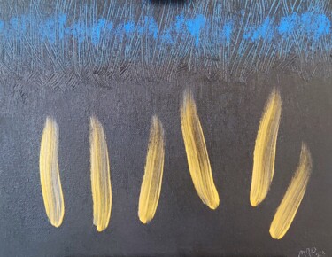 Peinture intitulée "Paisatge abstracte…" par Ma Palet, Œuvre d'art originale, Acrylique Monté sur Châssis en bois
