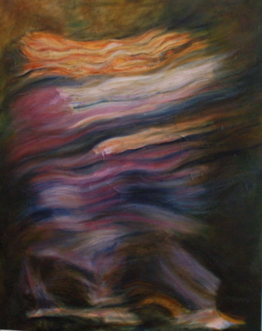 Peinture intitulée "Brise,  80 x 100 cm…" par Ma Yane, Œuvre d'art originale, Huile