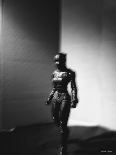 Fotografie mit dem Titel "catwoman 1" von Maak Bran, Original-Kunstwerk, Digitale Fotografie