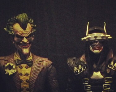 Photographie intitulée "Joker et le batman…" par Maak Bran, Œuvre d'art originale, Photographie numérique