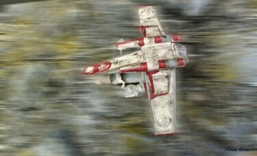 Fotografía titulada "gunship starwars 3" por Maak Bran, Obra de arte original, Fotografía digital