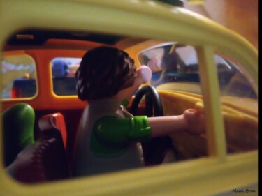 Fotografia intitolato "playmobil race" da Maak Bran, Opera d'arte originale, Fotografia digitale