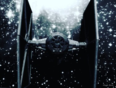 Fotografie mit dem Titel "Tie fighter star wa…" von Maak Bran, Original-Kunstwerk, Digitale Fotografie