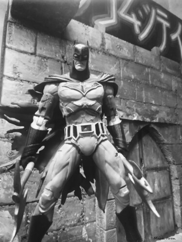 Fotografia intitolato "Batman gothique" da Maak Bran, Opera d'arte originale, Fotografia digitale