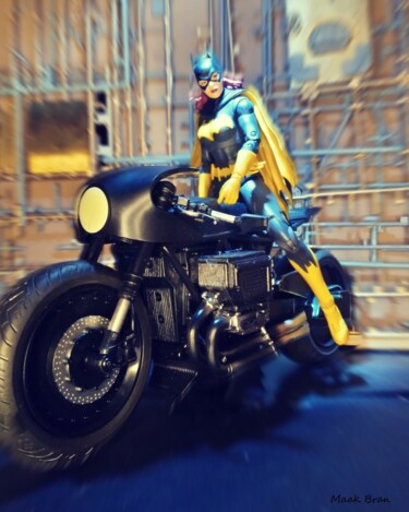Photography titled "Gotham motorcycle c…" by Maak Bran, Original Artwork, Digital Photography