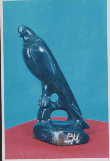 Sculpture intitulée "pigeont" par Maamar Branci, Œuvre d'art originale