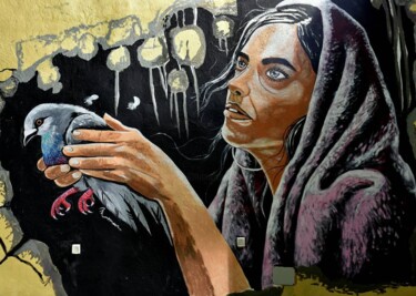 Pintura titulada "Graffiti" por Maamoun Ajmi, Obra de arte original, Acrílico