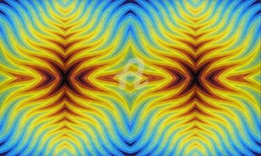 Digitale Kunst mit dem Titel "Color vibrations of…" von Maas Tiir, Original-Kunstwerk, Digitaldruck