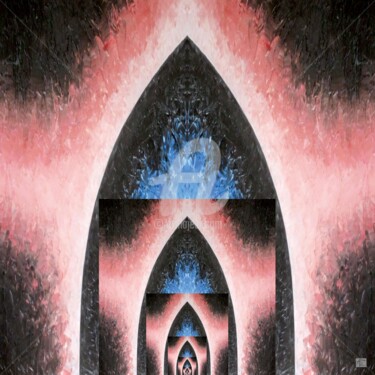 Картина под названием "Transitions between…" - Maas Tiir, Подлинное произведение искусства, Масло