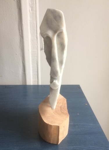 Sculpture intitulée "Visage" par Mab, Œuvre d'art originale