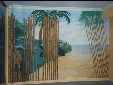 Photographie intitulée "La plage et ces bam…" par Mabdeco, Œuvre d'art originale