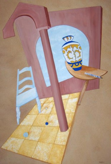 Peinture intitulée "mabdéco -Thème - Mé…" par Mabdeco, Œuvre d'art originale, Huile