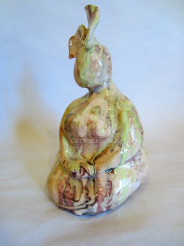 Escultura titulada "Doudou" por Mabé, Obra de arte original, Cerámica