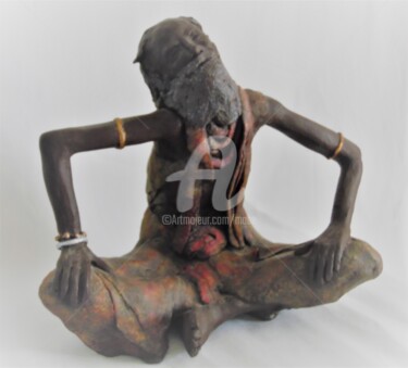 Sculpture intitulée "Sadu 3/8" par Mabé, Œuvre d'art originale, Résine