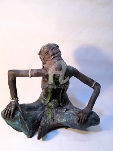 Sculptuur getiteld "Sadu 4/8" door Mabé, Origineel Kunstwerk, Hars