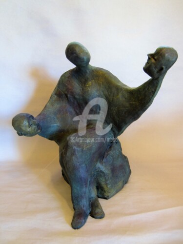 Sculpture intitulée "Humeur" par Mabé, Œuvre d'art originale, Terre cuite