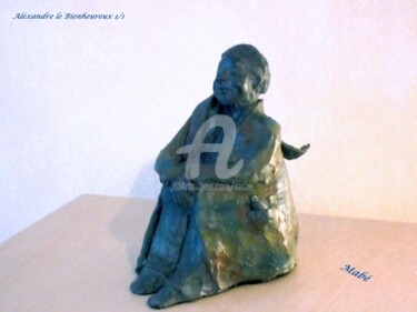 Sculpture intitulée "Alexandre le Bienhe…" par Mabé, Œuvre d'art originale, Terre cuite