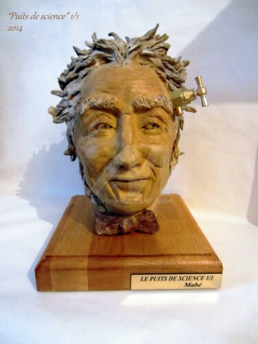 puits de science Sculpture intitulée "puits de science" par Mabé, Œuvre d'art originale, Terre cuite