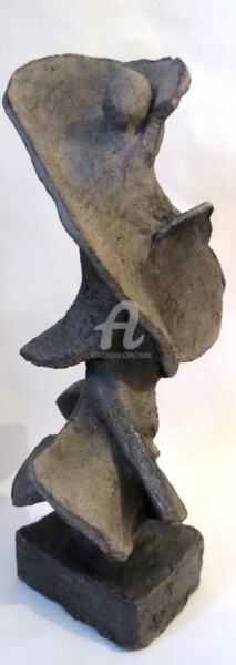 Skulptur mit dem Titel "flamenco" von Mabé, Original-Kunstwerk, Terra cotta