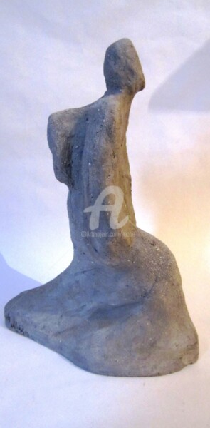 Скульптура под названием "on the road again" - Mabé, Подлинное произведение искусства, Терракота