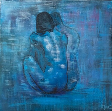 Pintura intitulada "La vie en bleu Dépo…" por Mac.Cadart, Obras de arte originais, Acrílico