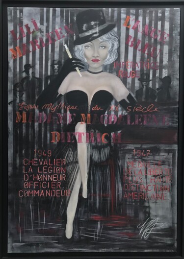 Pittura intitolato "Marlene Déposé ADAG…" da Mac.Cadart, Opera d'arte originale, Acrilico