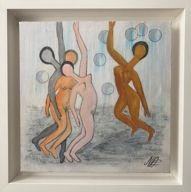 Peinture intitulée "Jo of rain Déposé A…" par Mac.Cadart, Œuvre d'art originale, Acrylique Monté sur Châssis en bois