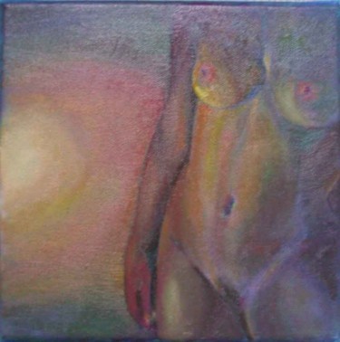 Painting titled "Nude-002" by Machado Dos Santos, Original Artwork