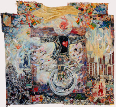 Comme le Poisson dans l'eau Peinture intitulée "Comme le Poisson da…" par Macha Volodina, Œuvre d'art originale, Acrylique