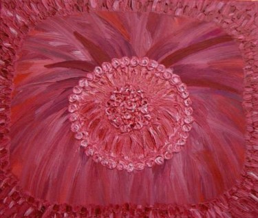 Painting titled "Fleur sauvage" by Laurence Machils, Original Artwork