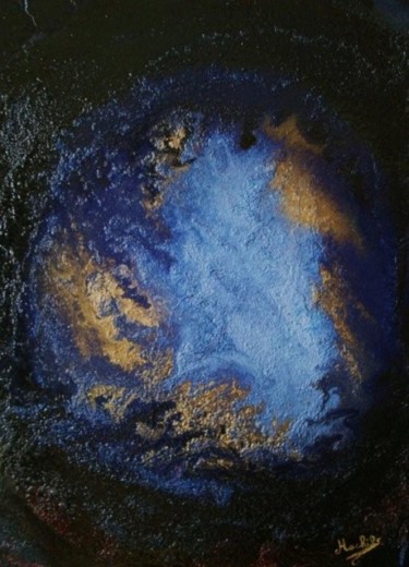 Peinture intitulée "Planètaire" par Laurence Machils, Œuvre d'art originale