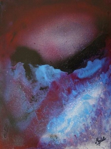 Peinture intitulée "Abysse" par Laurence Machils, Œuvre d'art originale