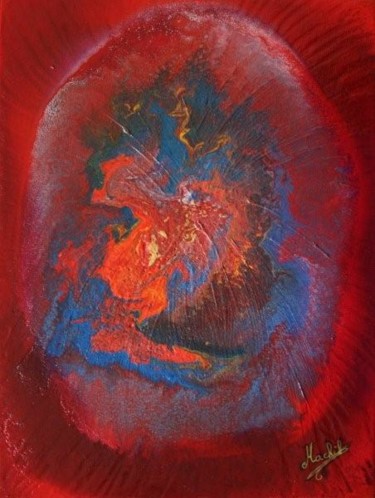 Painting titled "Intensité" by Laurence Machils, Original Artwork