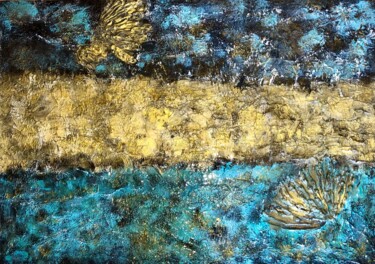Картина под названием "separation" - Machnolga, Подлинное произведение искусства, Акрил Установлен на Деревянная панель