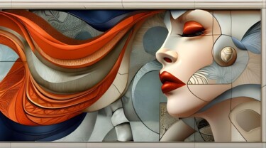 Digital Arts titled "beautiful intellige…" by Machnolga, Original Artwork, Digital Painting