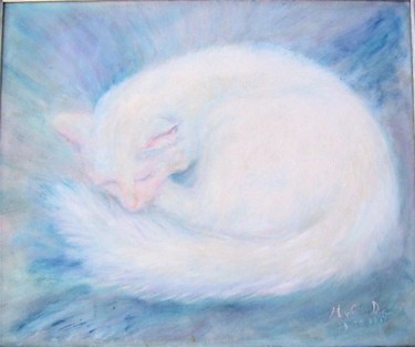 Peinture intitulée "Ma Douce endormie" par Maclade, Œuvre d'art originale, Autre