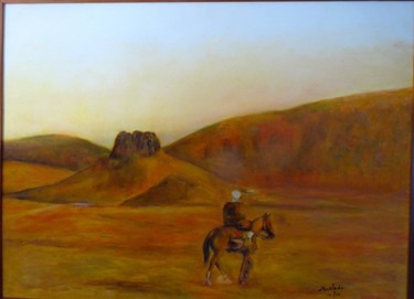 Painting titled "Sirocco  encadré" by Maclade, Original Artwork