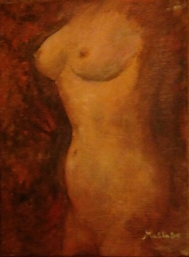 Painting titled "tab nu 3/4" by Maclade, Original Artwork, Oil