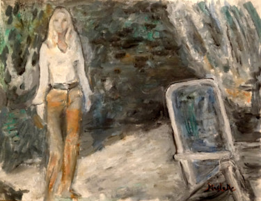 Painting titled "La Madrague" by Maclade, Original Artwork, Oil