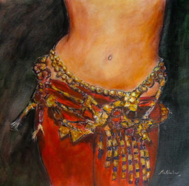 Painting titled "danse-orientale-2.j…" by Maclade, Original Artwork, Oil