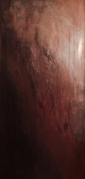 Картина под названием "Red Slide" - Maclean, Подлинное произведение искусства, Масло Установлен на Деревянная рама для носил…
