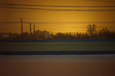 Photographie intitulée "Paysage Sibérien" par Laurence Meyer, Œuvre d'art originale, Photographie numérique