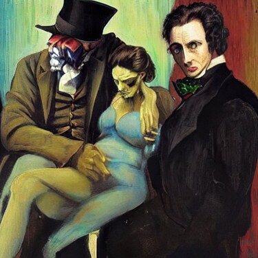 Arts numériques intitulée "Jekyll&Hyde" par Macoprolo, Œuvre d'art originale, Peinture numérique