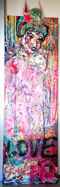 Painting titled "Cendrillon" by Mad, Original Artwork, Acrylic