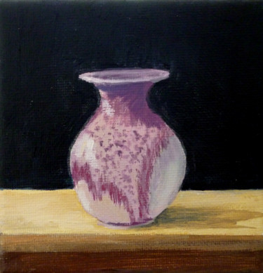 Painting titled "Petite Vase" by Maddalena Pacini, Original Artwork, Oil