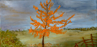 Painting titled "Autumn" by Maddalena Pacini, Original Artwork, Acrylic