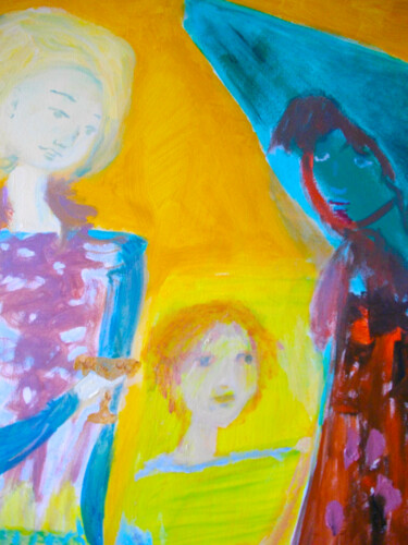 Pittura intitolato "Liesse" da Madeleine Gendron, Opera d'arte originale