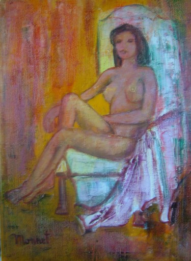 Pintura intitulada "celia5-f.jpg" por Madeleine Monnet, Obras de arte originais