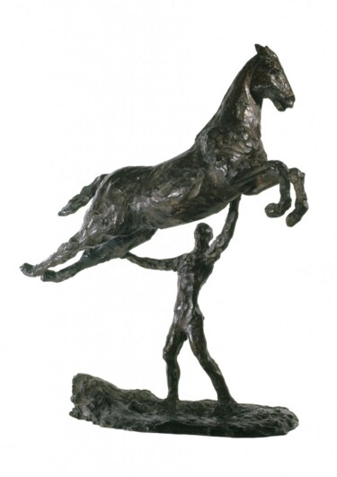 Sculpture intitulée "Cabriole à la main" par Madeleine Tézenas Du Montcel, Œuvre d'art originale, Bronze