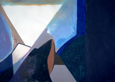 Pittura intitolato ""Nimitz Encounters"…" da Madeleine Golz, Opera d'arte originale, Acrilico